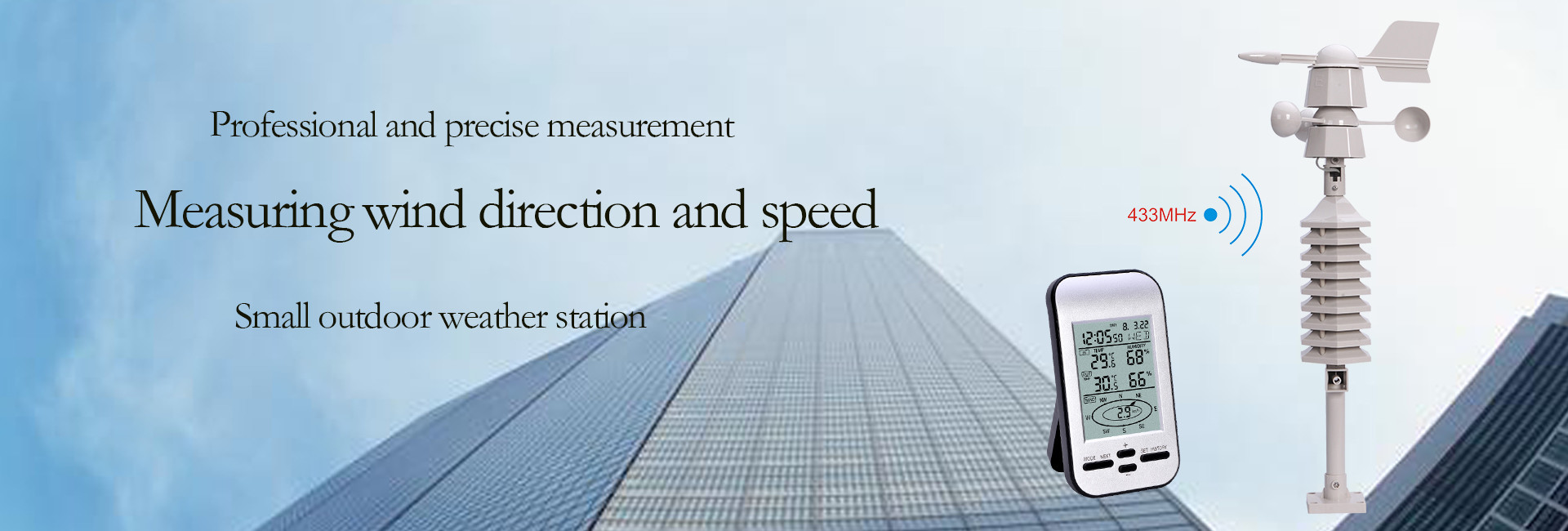 kwaliteit Draadloos weerstation fabriek
