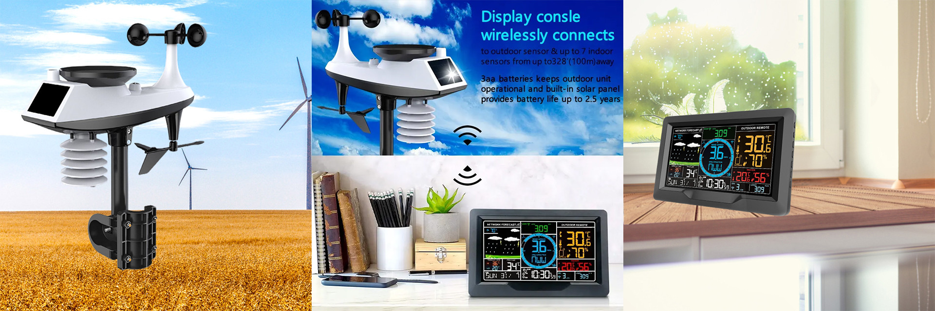 kwaliteit Draadloos weerstation fabriek