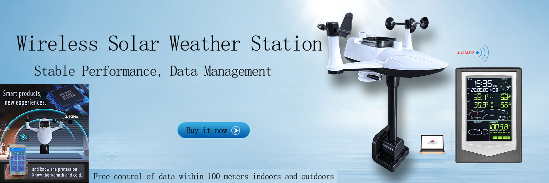 kwaliteit Draadloos weerstation fabriek